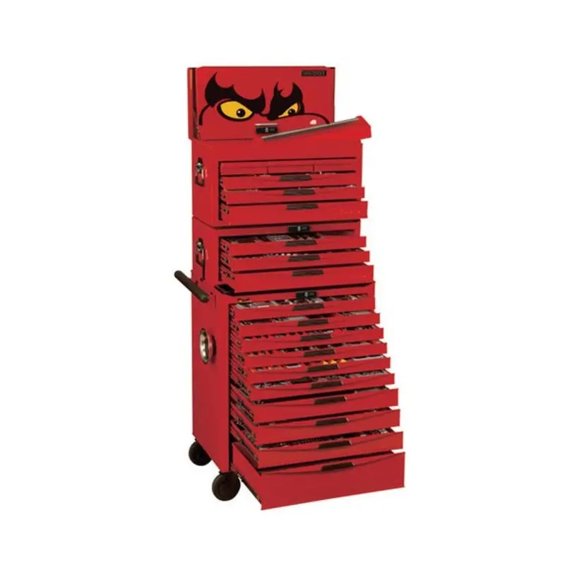 Teng Tools 1001PC 680 x 460 x 1570mm Pro Mega Master Tool Kit - Red