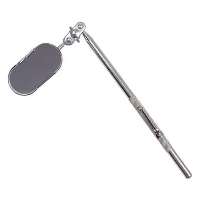 Ullman Devices 1 x 2 x 7-1/8in Stainless Steel Grip Telescopic Inspection Mirror
