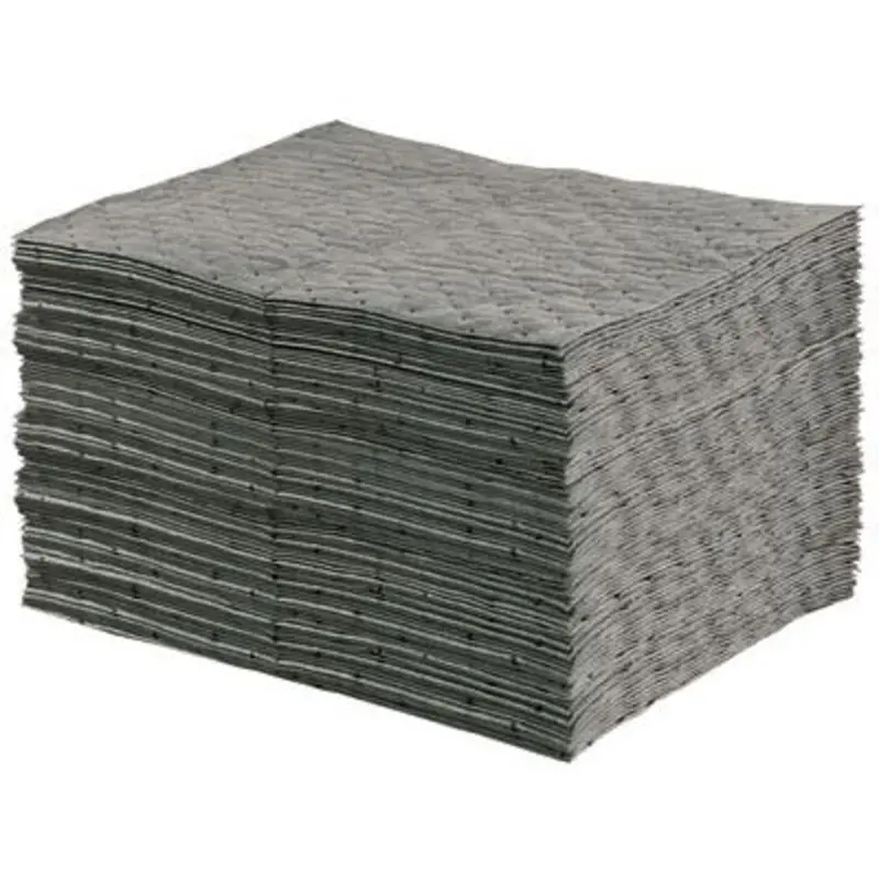 Pro-Safe Heavy Weight Maintenance Meltblown Grey Pads  | MSC Industrial Supply Co.
