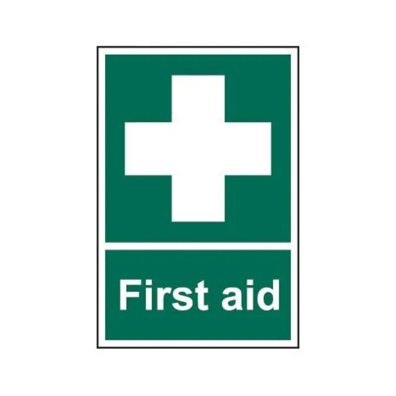 Pro-Safe Information First Aid Safety Signs - RPVC  | MSC Industrial Supply Co.