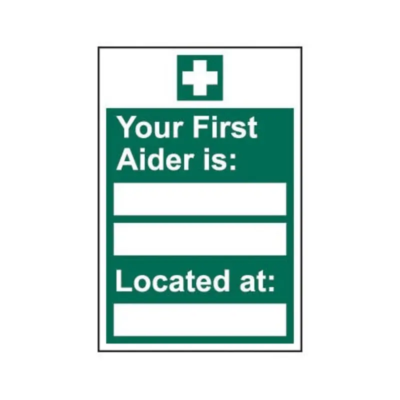 Pro-Safe Information First Aid Safety Signs - SAV  | MSC Industrial Supply Co.