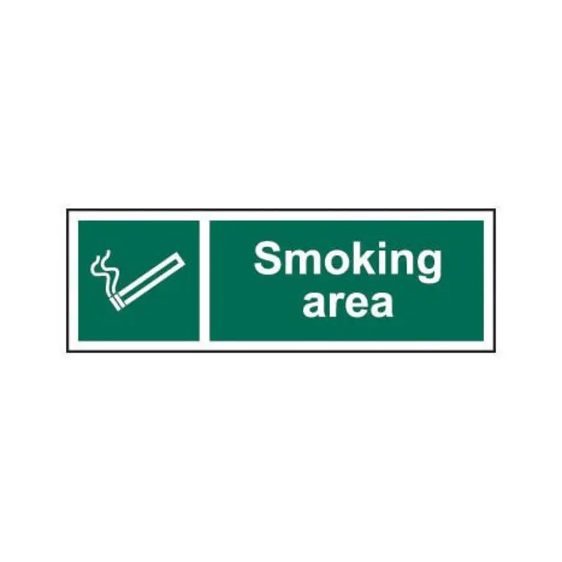 Pro-Safe Information Smoking Safety Signs - RPVC  | MSC Industrial Supply Co.