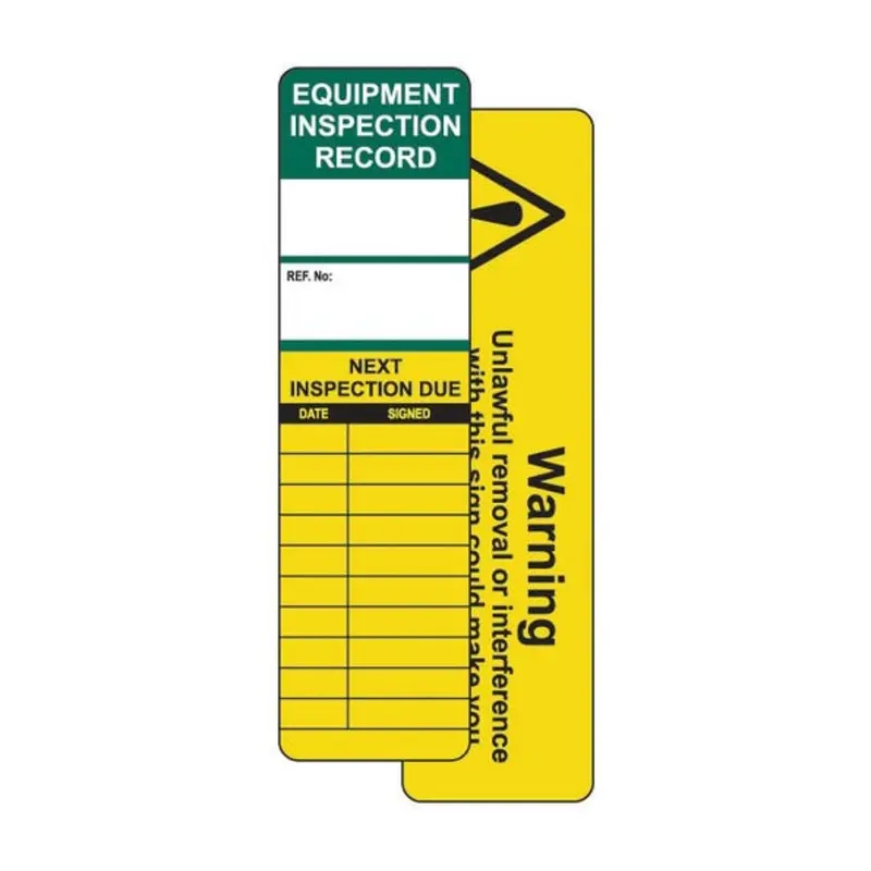 Pro-Safe Universal Inspection Tags  | MSC Industrial Supply Co.