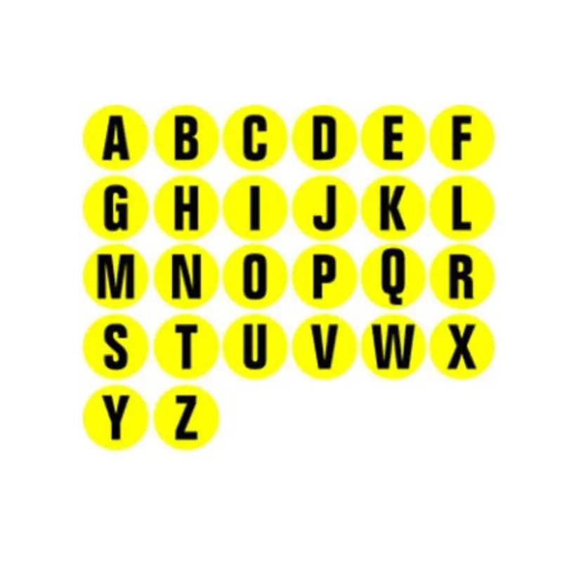 Pro-Safe Warehouse Floor Marking Systems - Letters  | MSC Industrial Supply Co.