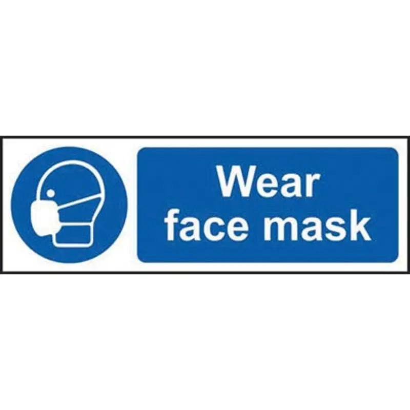 Pro-Safe 300 X 100mm Wear Face Mask - Rigid Plastic