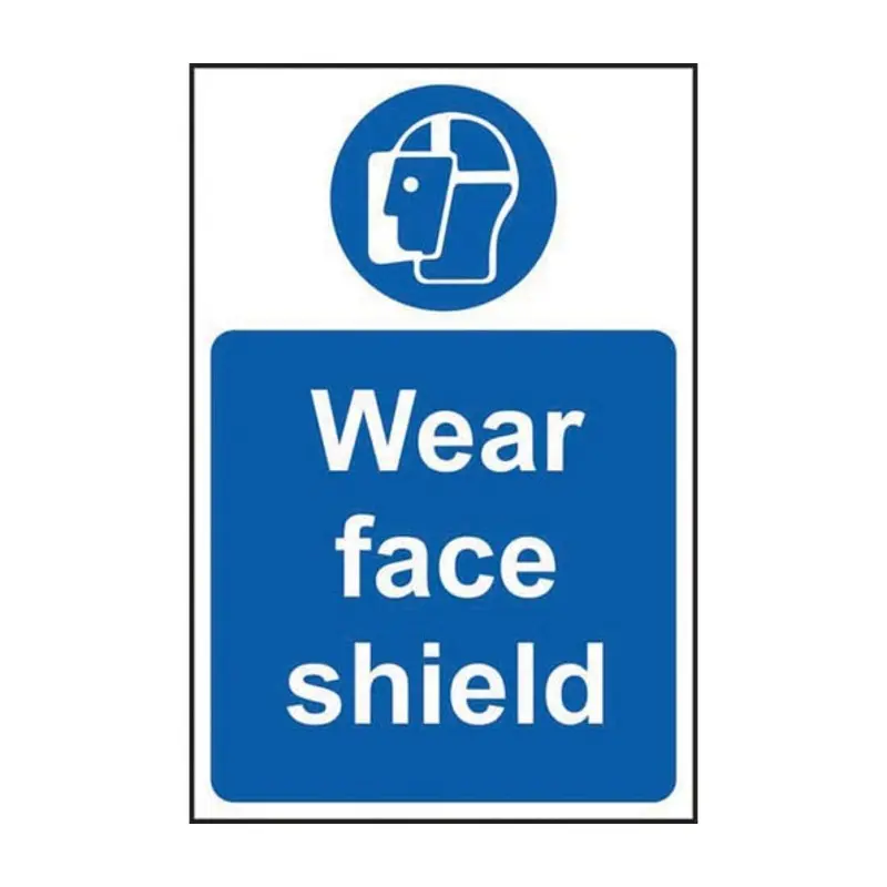Pro-Safe 400 X 600mm Wear Face Shield - Rigid Plastic