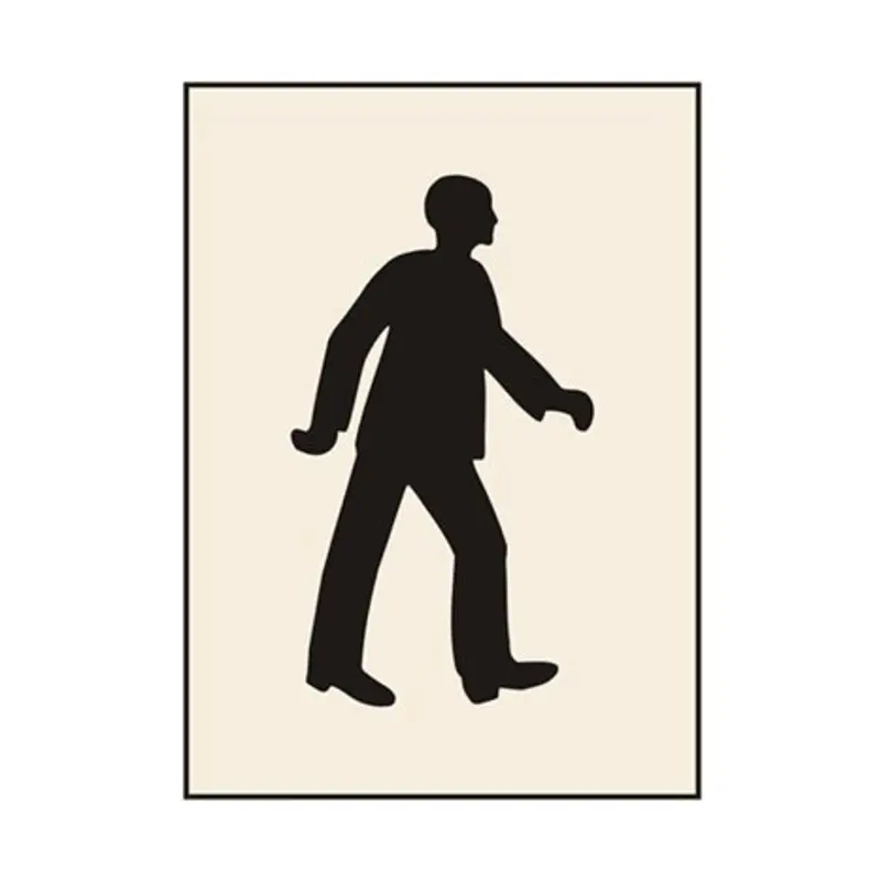 Pro-Safe 600 X 800mm Walking Man Stencil