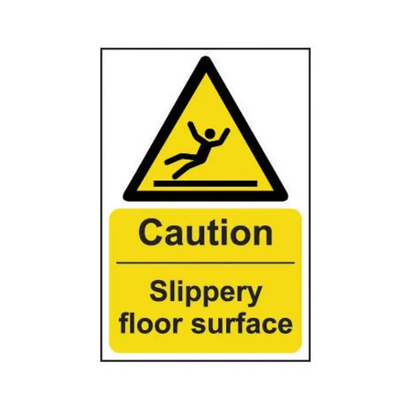 Pro-Safe 200 X 300mm Caution Slippery Floor Surface - Rigid Plastic