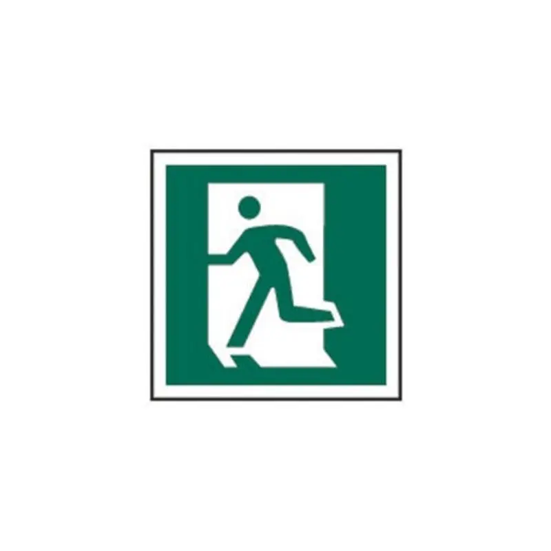 Pro-Safe 150 X 150mm Running Man Symbol Left - Photoluminescent