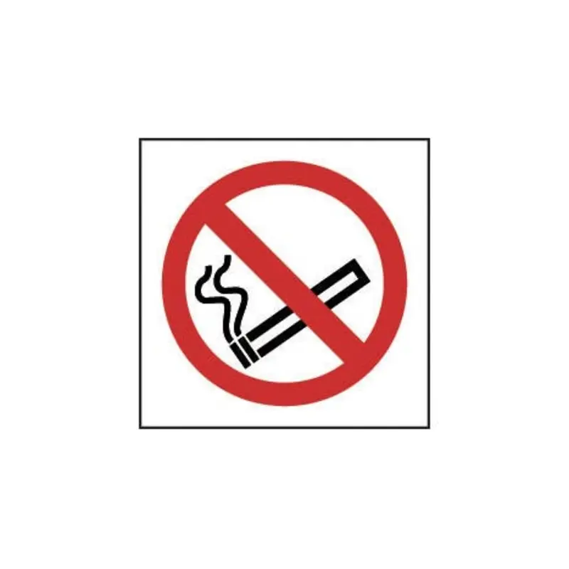 Pro-Safe 100 X 100mm No Smoking Symbol - Self Adhesive
