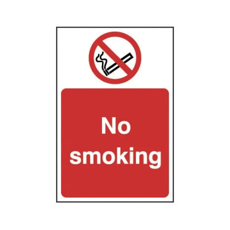 Pro-Safe 100 X 150mm No Smoking - Self Adhesive