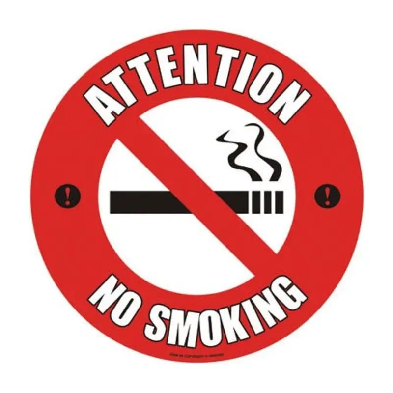 Pro-Safe No Smoking Floor Marker