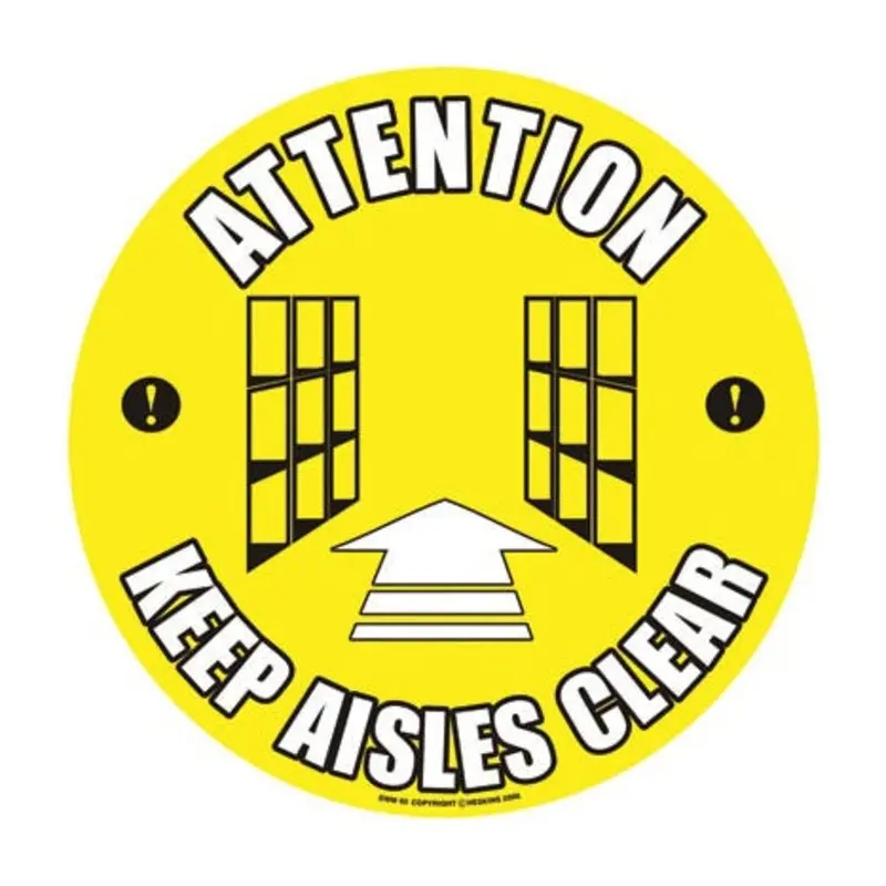 Pro-Safe Keep Aisles Clear Floor Marker