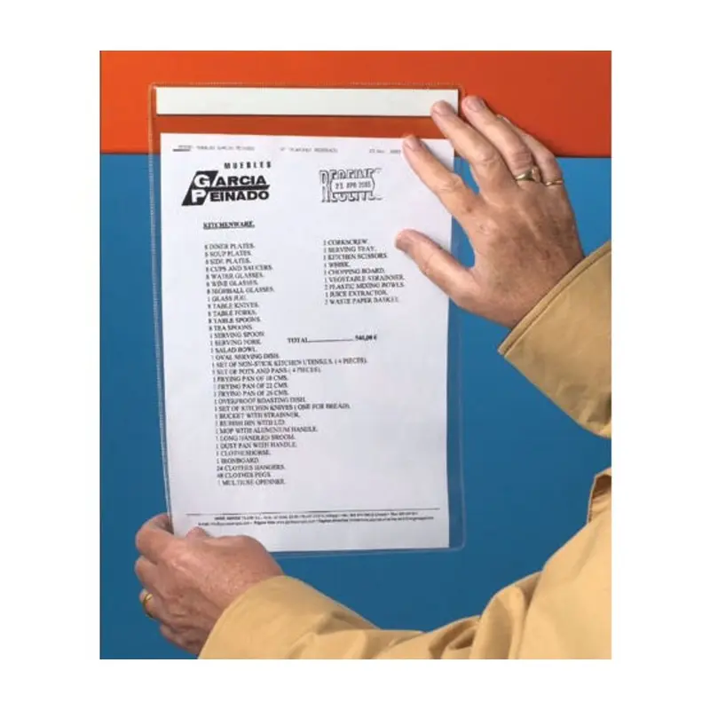 Pro-Safe 60 x 110mm I.D. Magnetic Document Pockets