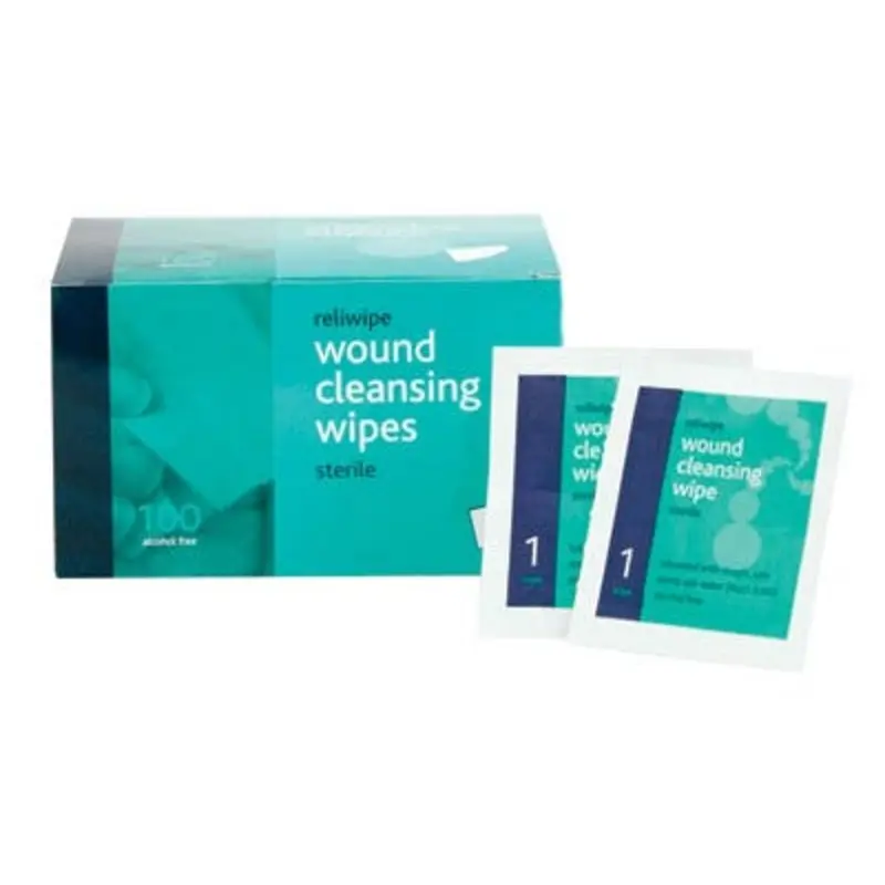 Reliance Medical Hypaclean Sterile Moist Wipes - Box of 100