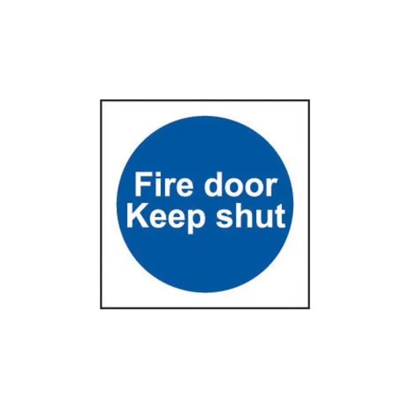 Pro-Safe 100 X 100mmFiredoor Keep Shut - Self Adhesive