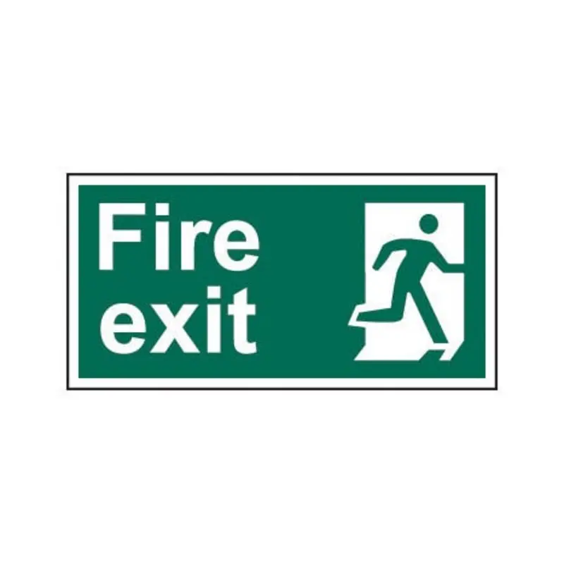 Pro-Safe 300 X 150mm Fire Exit - Man Right - Self Adhesive