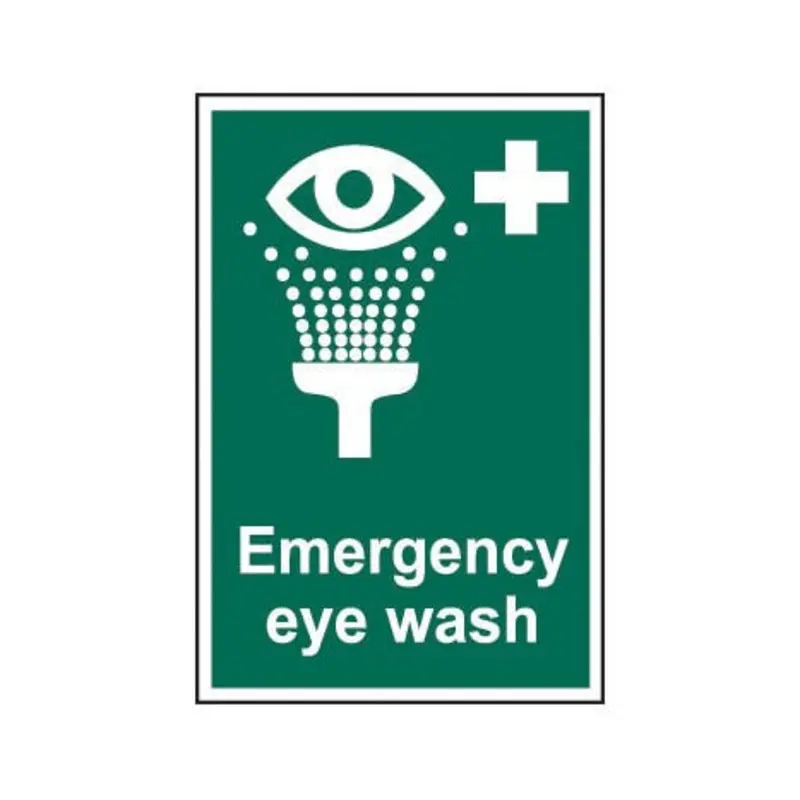 Pro-Safe 200 X 300mm Emergency Eye Wash - Rigid Plastic
