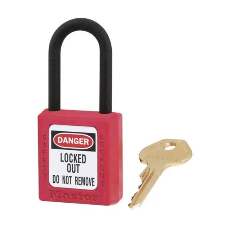 Master Lock Non-Conductive Safety Padlock - Black