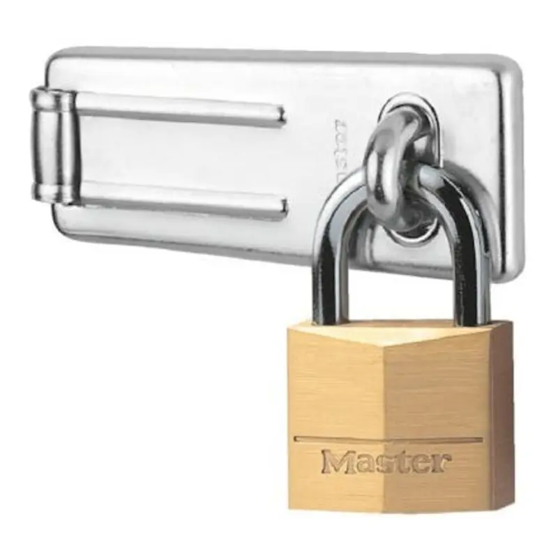 Master Lock 89mm Long Zinc Plated Wrought Steel Hasp