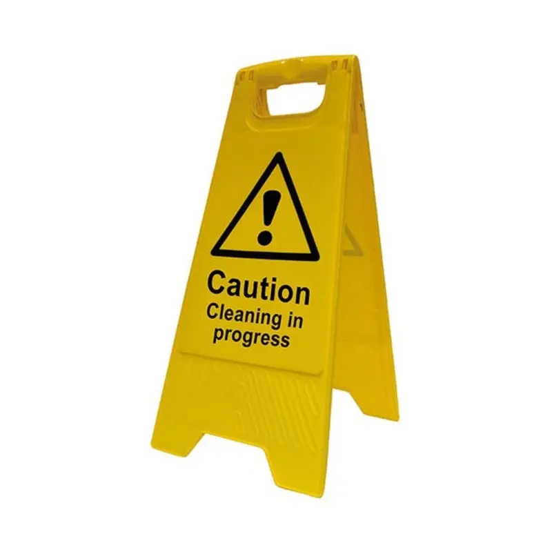 Pro-Safe Caution Cleaning In Progress - A-Board Sign