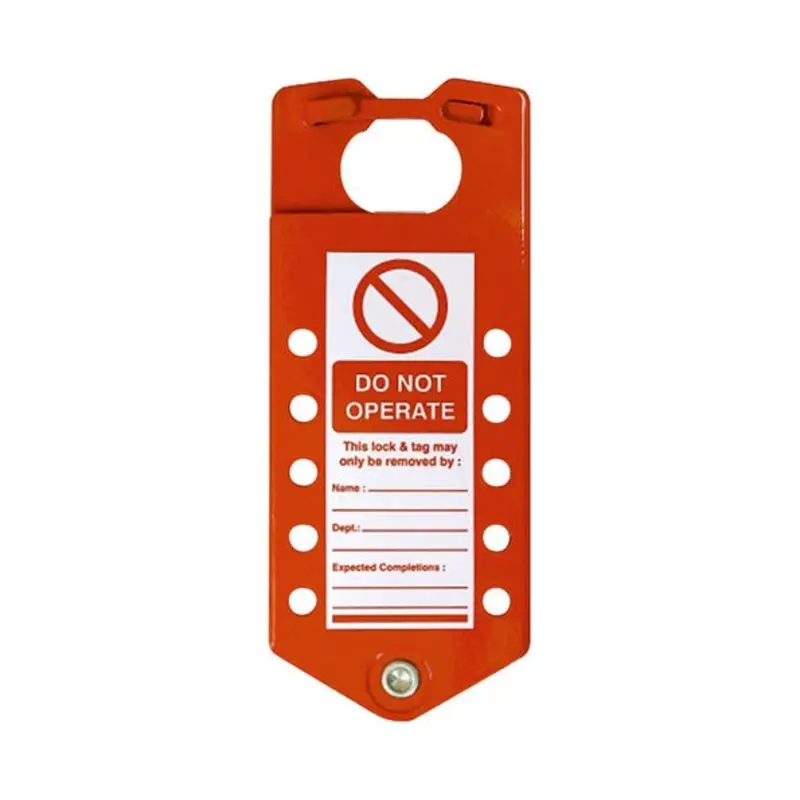 Select Aluminium Lockout Sign Hasp