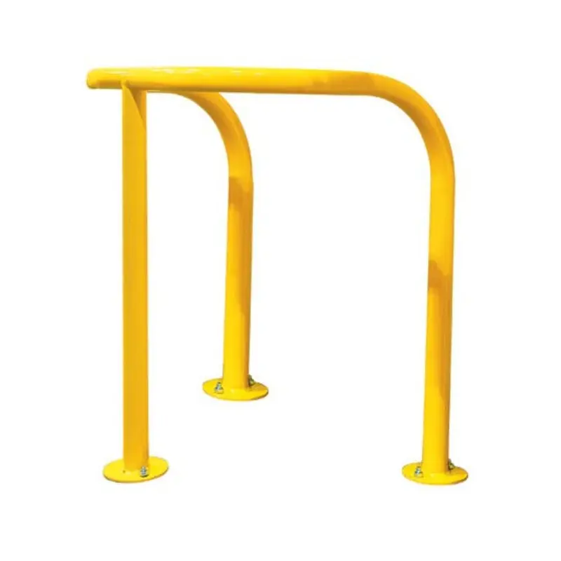 QMP 750 x 850 x 700mm Pillar Guard Barriers - Yellow