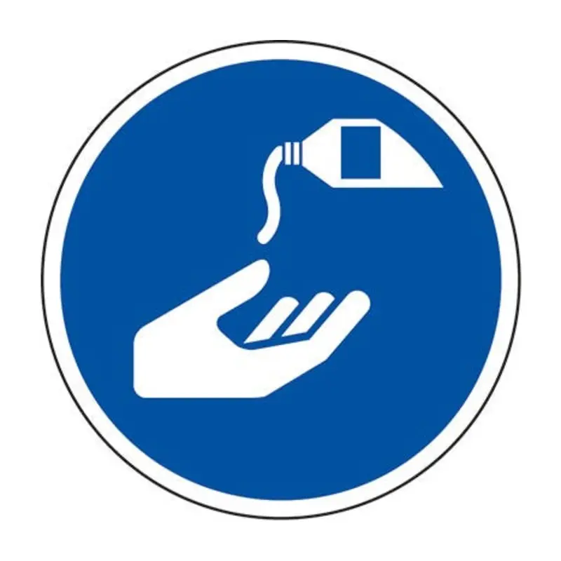 Pro-Safe 400mm Diameter Use Hand Sanitiser Floor Graphic