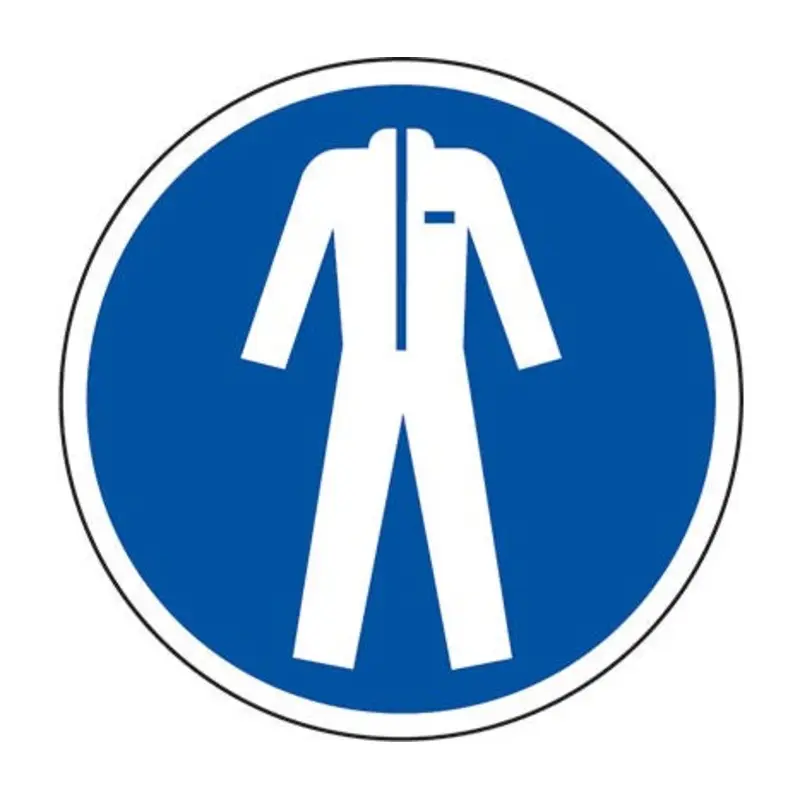 Pro-Safe 400mm Diameter - Wear Protective Clothing Floor Graphic