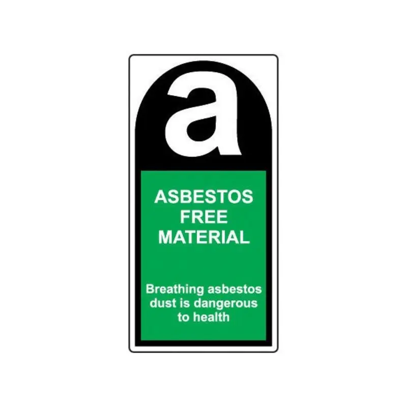 Pro-Safe 25 x 50mm - Asbestos Free Material Labels- Roll of 500