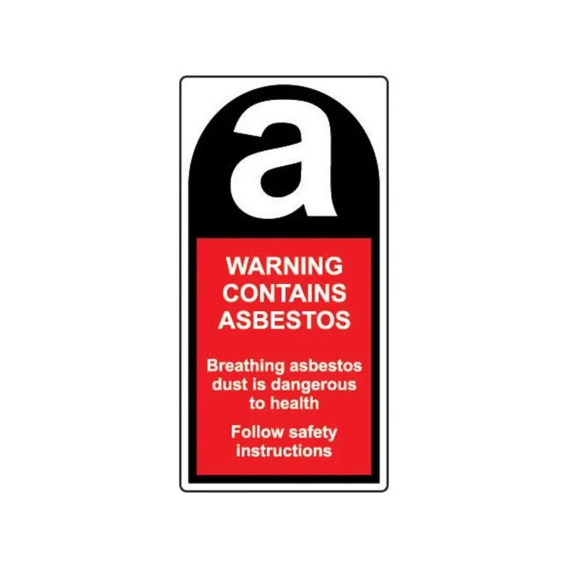 Pro-Safe 25 x 50mm - Warning Asbestos Labels - Roll of 500