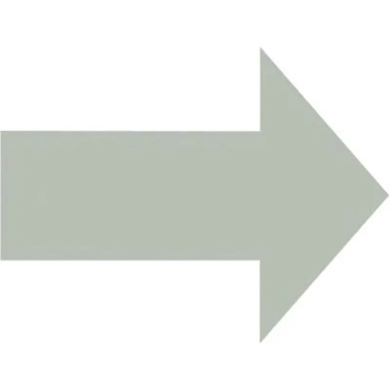 Pro-Safe 300 x 230mm Large Arrow Floor Demarcation -Yellow