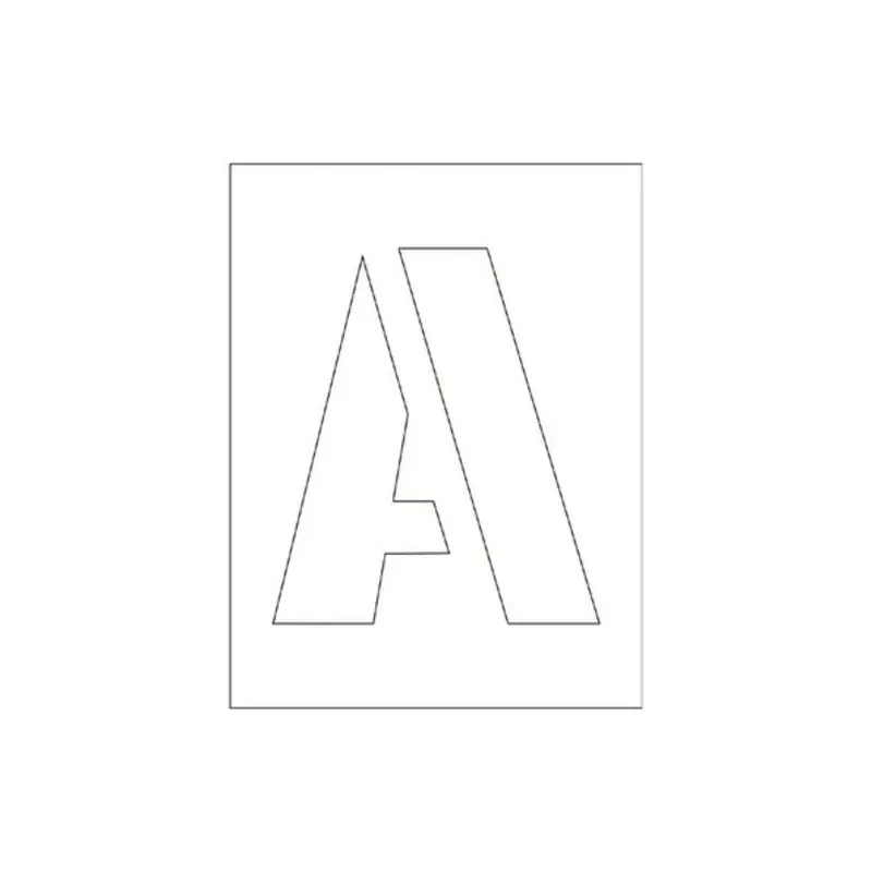 Pro-Safe 300mm Numbers Stencil Kit