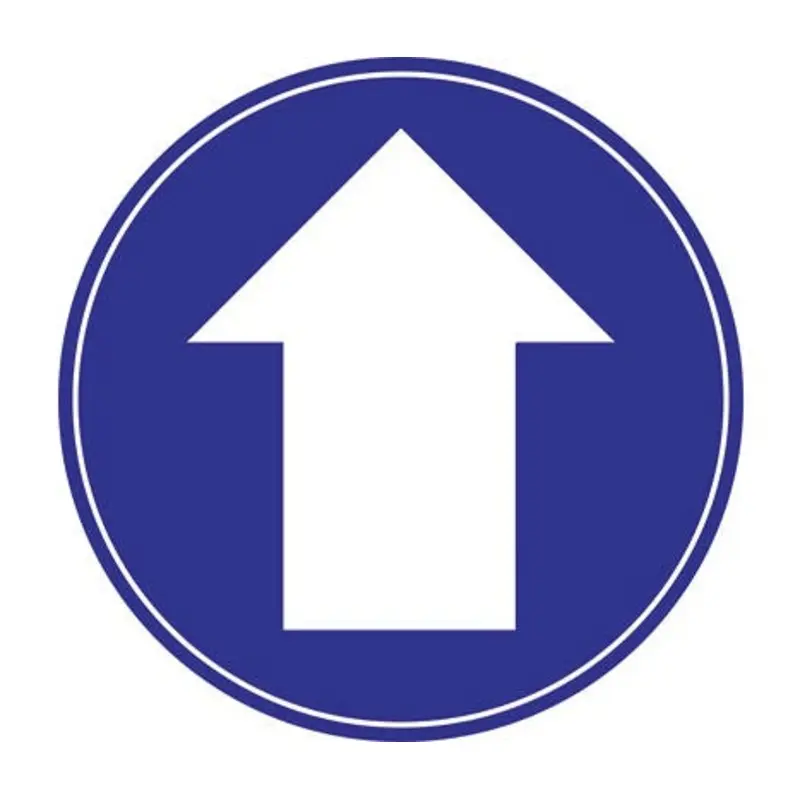 Pro-Safe 200mm Blue Arrow Self Adhesive Floor Graphic