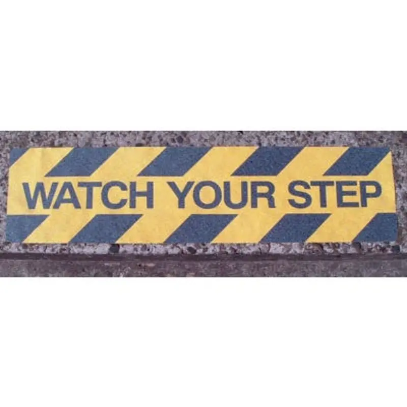 Pro-Safe 15 X 61cm Watch Your Step Anti Slip Cleat