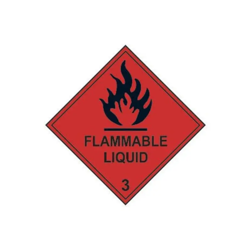 Pro-Safe 100 x 100mm Flammable Liquid 3-Labels - Roll of 250
