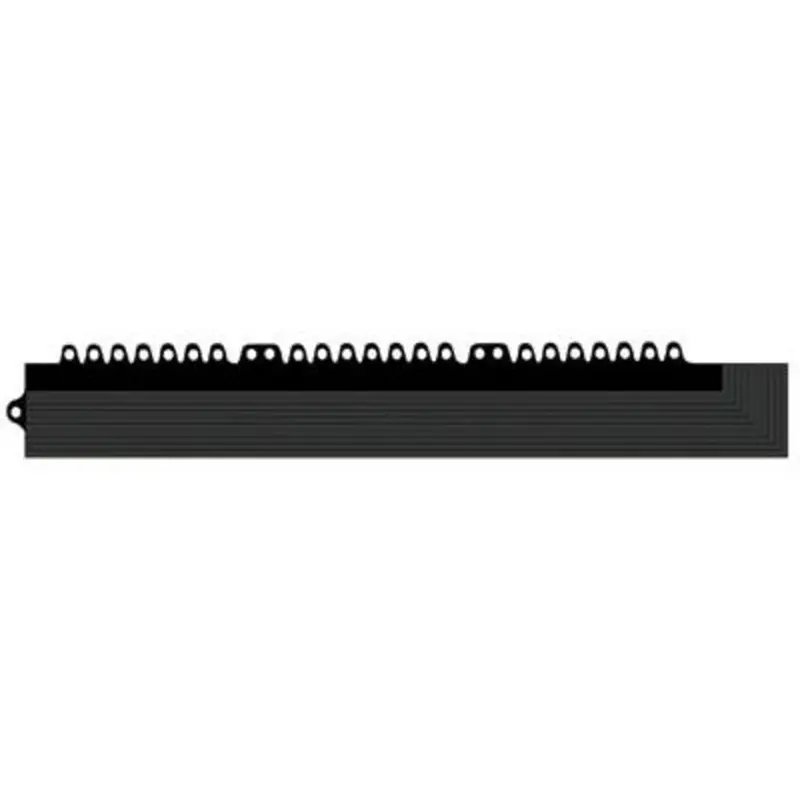 Wearwell 91 x 99cm 570-576 Cutting-Fluid Resistant Male Edge - Black