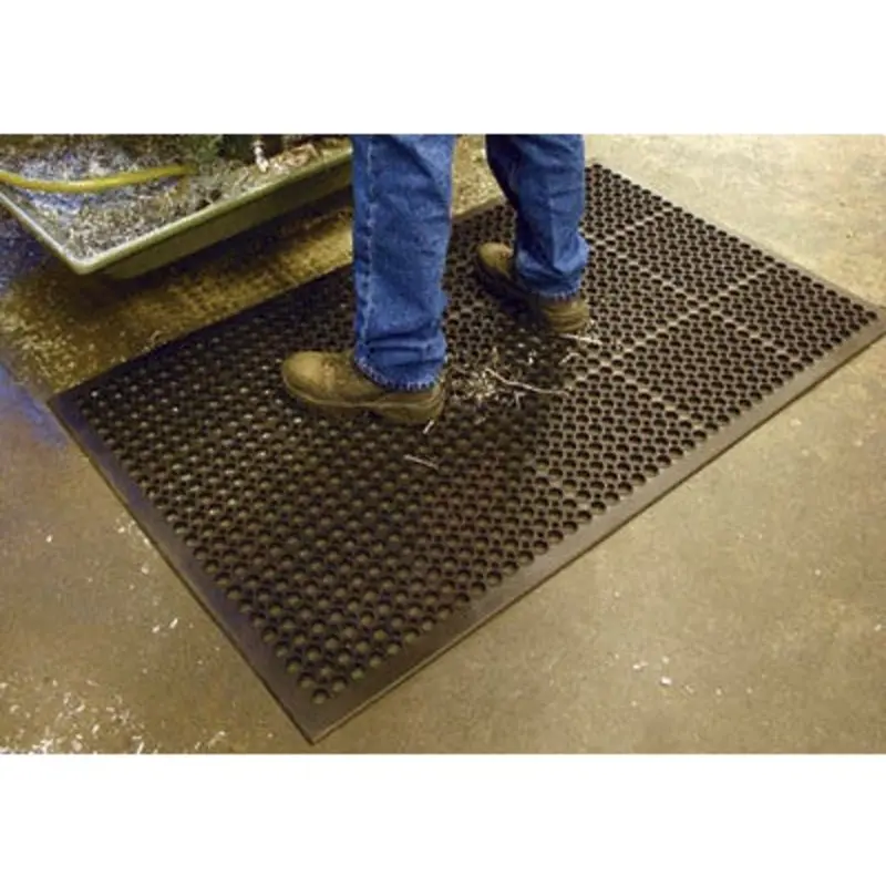 Coba 0.9 x 1.5m Anti-Fatigue Edged Black High-Duty Matting