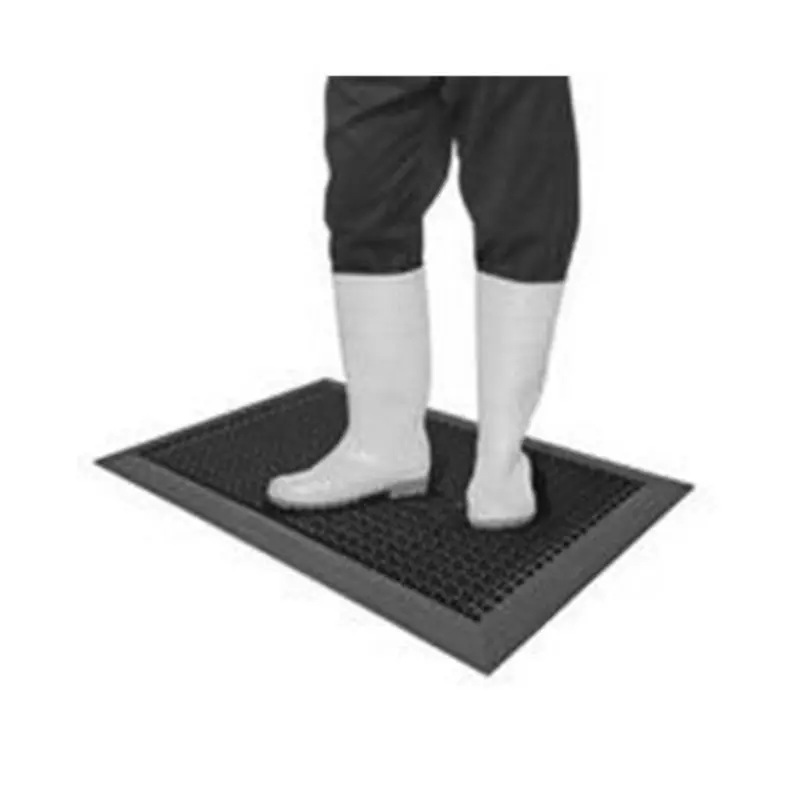 Coba 0.8 x 0.55m Black Hygiwell Disinfectant Footbath Floor Matting