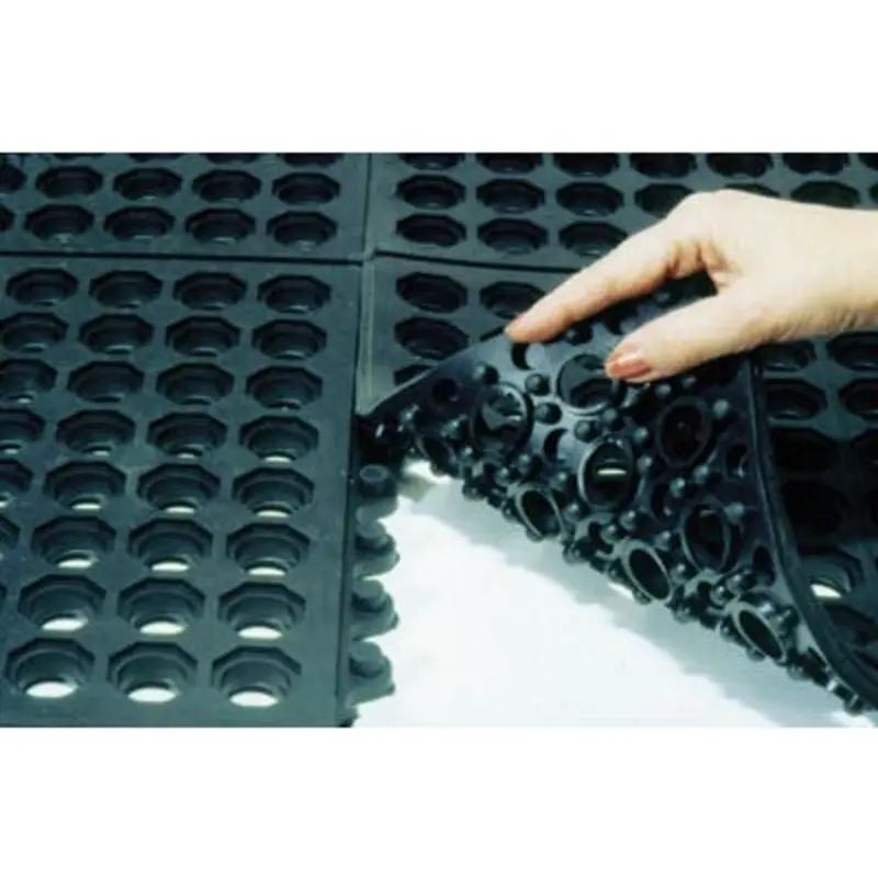 Coba 0.9 x 0.9m Black Fatigue Step Matting