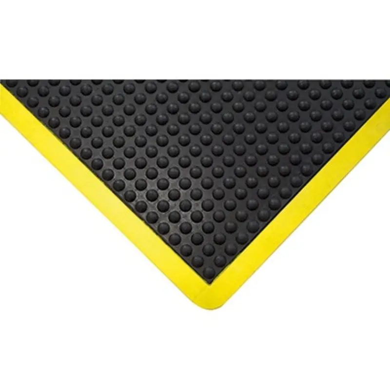 Coba 0.6 x 0.9m Black / Yellow Bubblemat Anti-Fatigue Matting