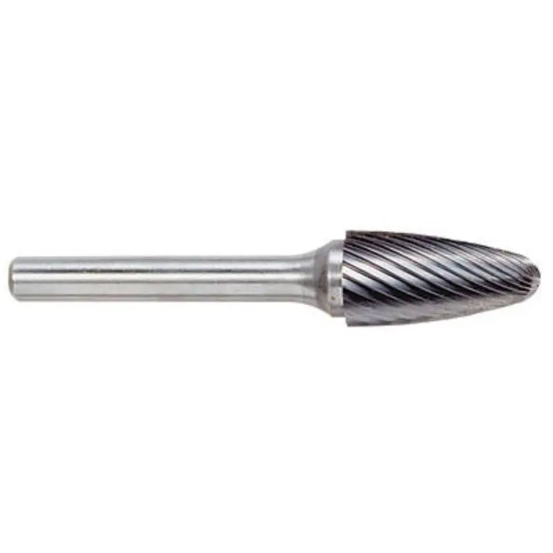 Hertel Uncoated Standard Cut Ball Nosed Tree Carbide Burrs  | MSC Industrial Supply Co.
