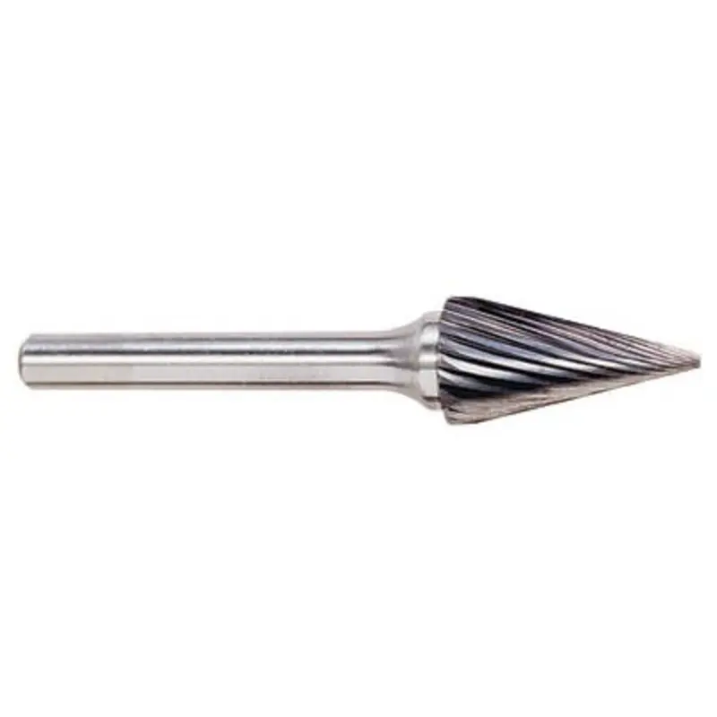Hertel Uncoated Standard Cut Cone Carbide Burrs  | MSC Industrial Supply Co.