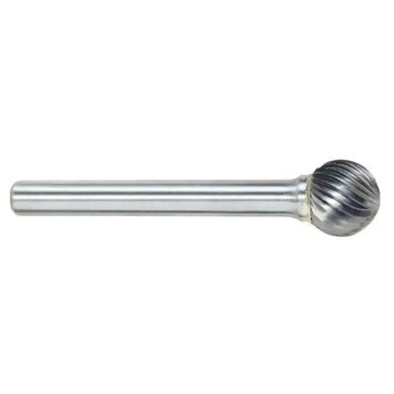 Hertel 9.6 x 6mm Ball Shape with Single Cut Burr