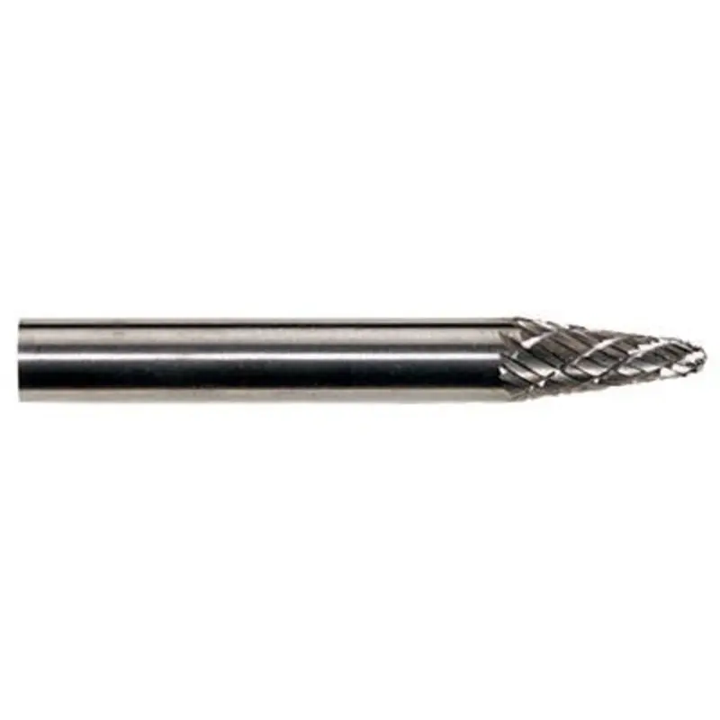 Hertel 8 x 6mm Ball Nosed Cone Shape with Double Cut Burr