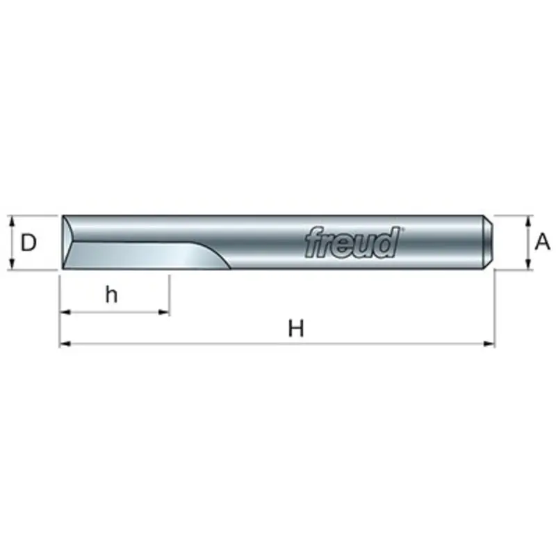 Freud 04-10625 Router Straight Bit 1/4In