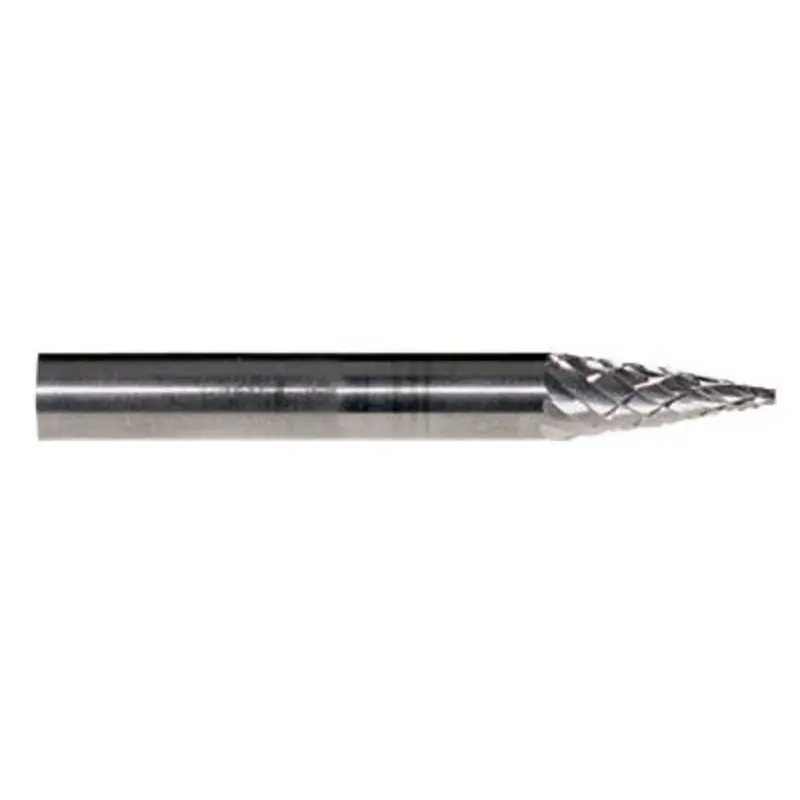 Hertel 6 x 6mm Cone Shape with Double Cut Burr
