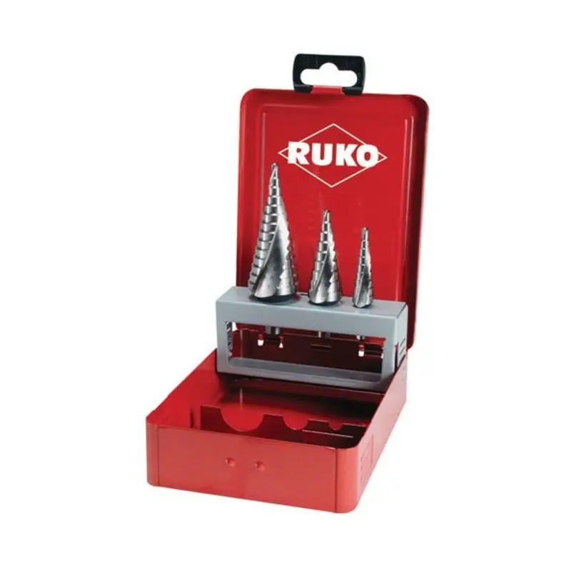 Ruko 3PC Step Drill Set
