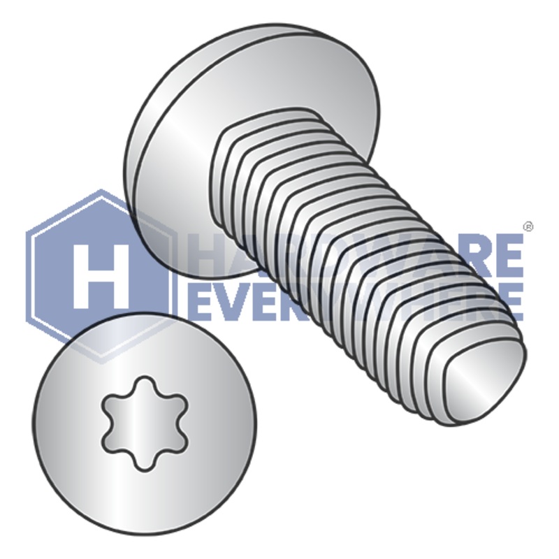 8-32 X 1/2 Thread Forming Screws / Torx / Pan Head / 410 Stainless / Plain / Taptite Alternate