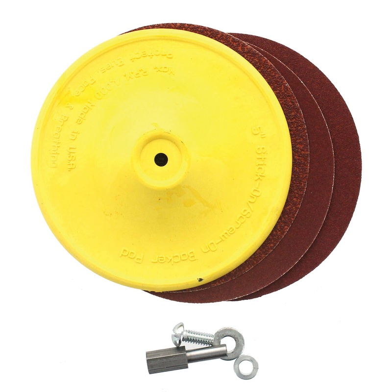 ACE 22433 Sanding Disc Kit, 5 in Dia Wheel/Disc, 1 -Piece